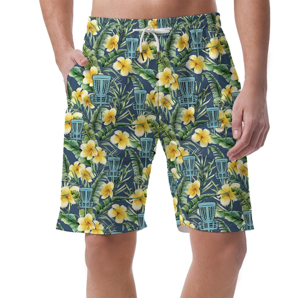 Unique Disc Golf Men's Hawaiian Beach Shorts - variant image 1