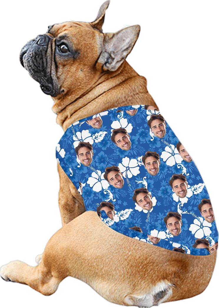 Blue Hibiscus Tropical Hawaiian Matching Outfits For Family