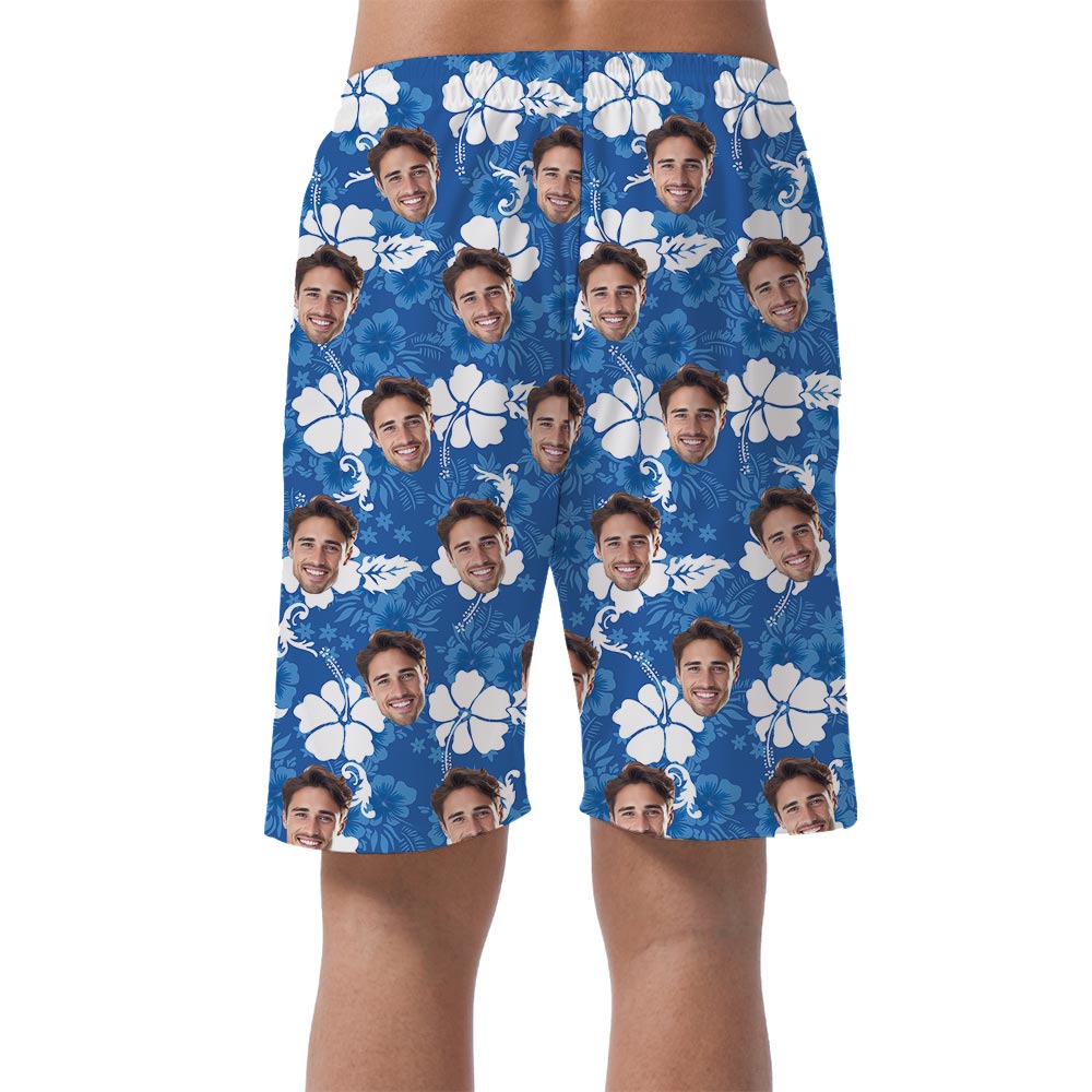 Custom Your Faces Men's Hawaiian Shorts