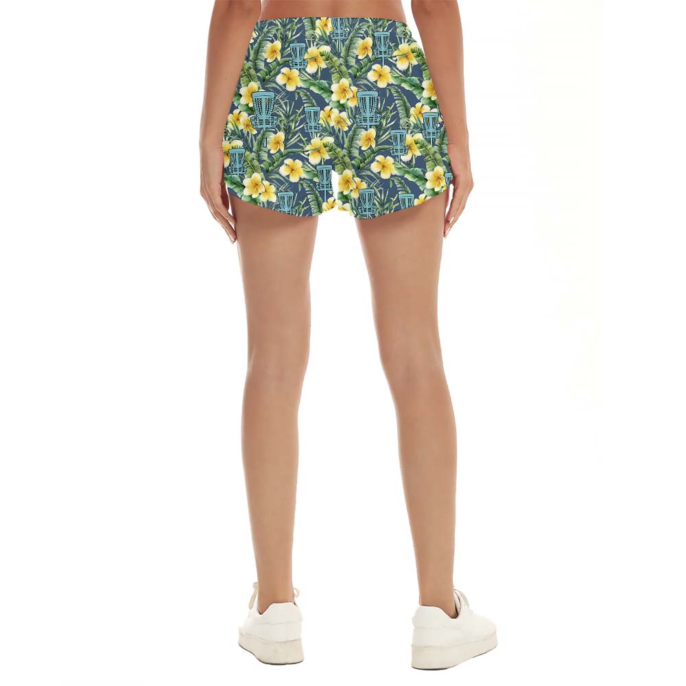 Disc Golf Tropical Women's Beach Shorts