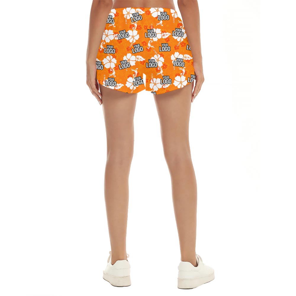 Custom Team Logo Beach Shorts For Women