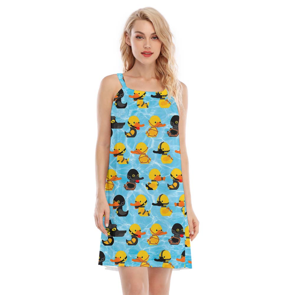 Blue Rubber Ducky Cami Dress - variant image 1