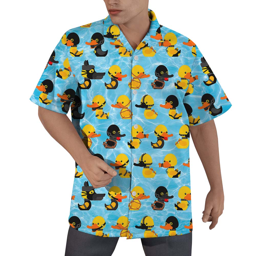 Rubber Ducky Funny Men's Hawaiian Shirt - variant image 1