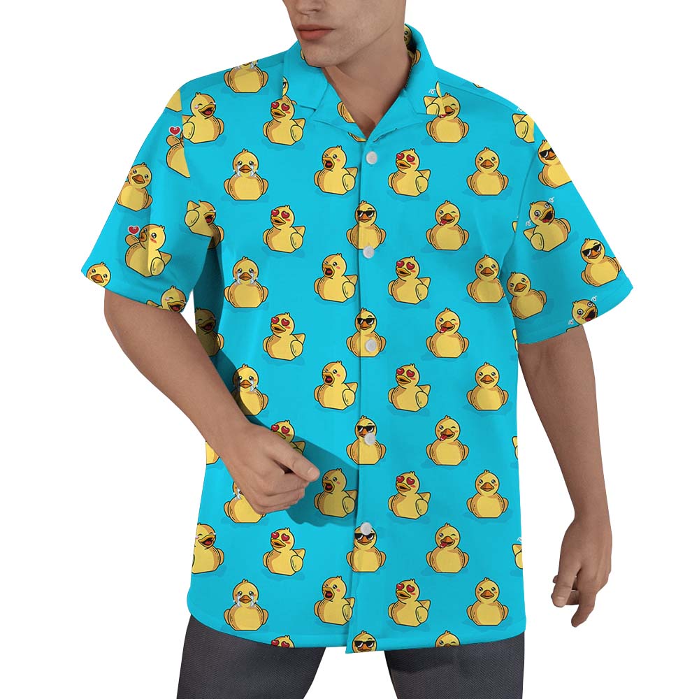 Rubble Duck Emotion Hawaiian Shirt For Men - variant image 1