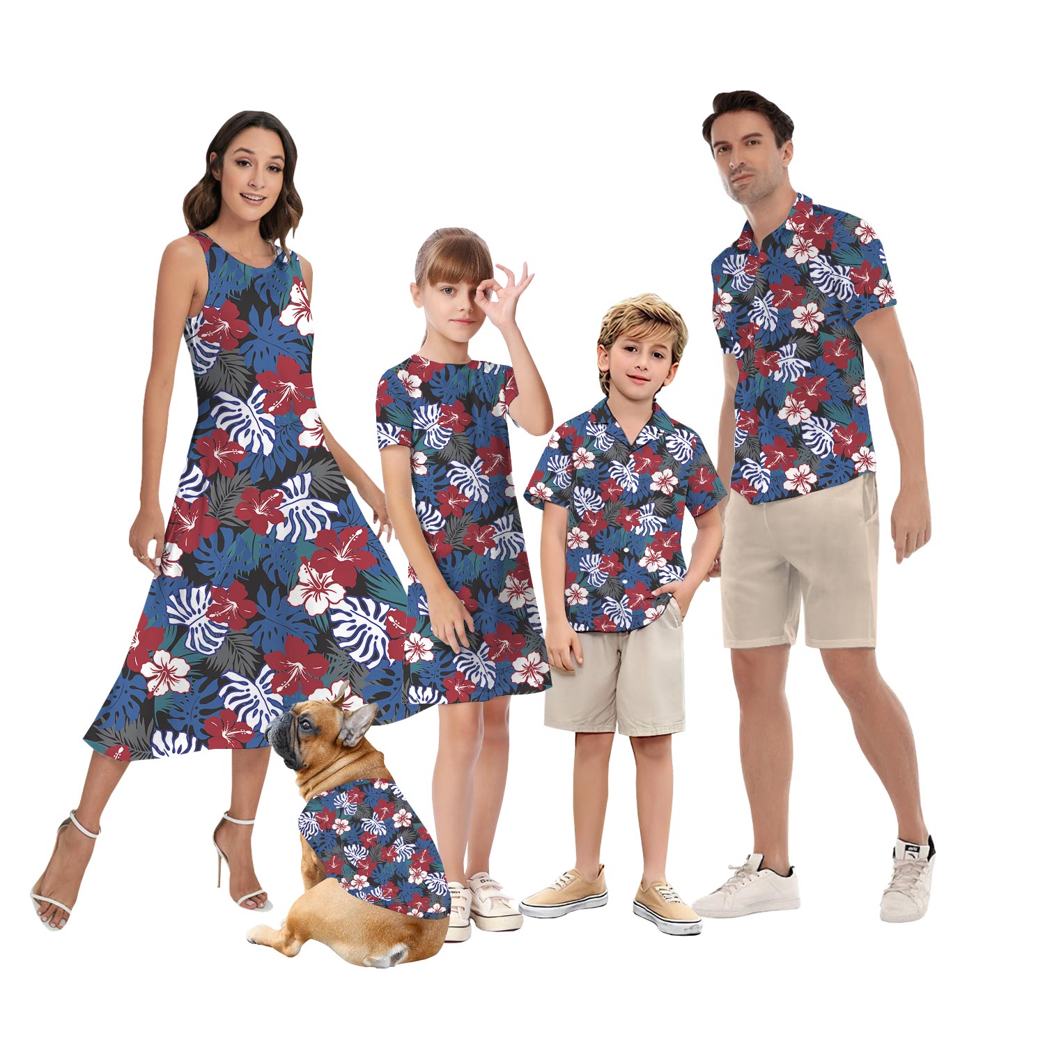 Hibiscus Tropical Matching Outfits For Family - variant image 1