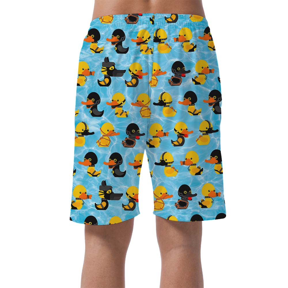 Funny Rubber Ducky Men's Hawaiian Shorts
