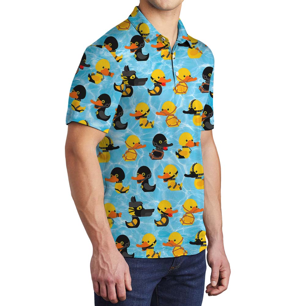 Rubber Ducky Men's Golf Polo Shirts