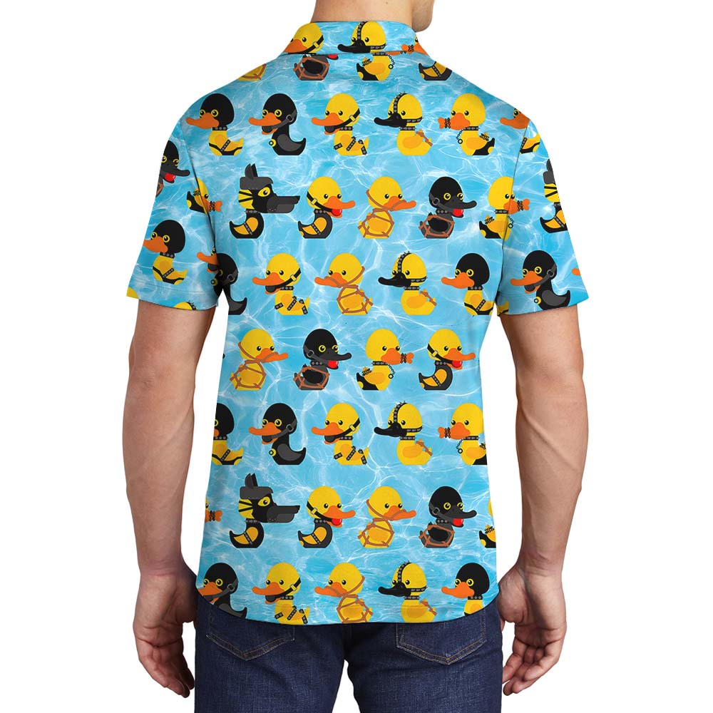 Rubber Ducky Men's Golf Polo Shirts