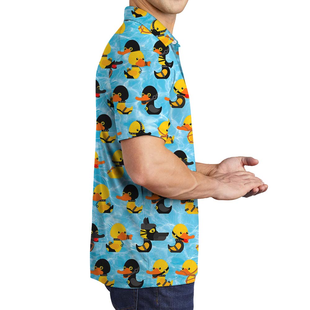 Rubber Ducky Men's Golf Polo Shirts