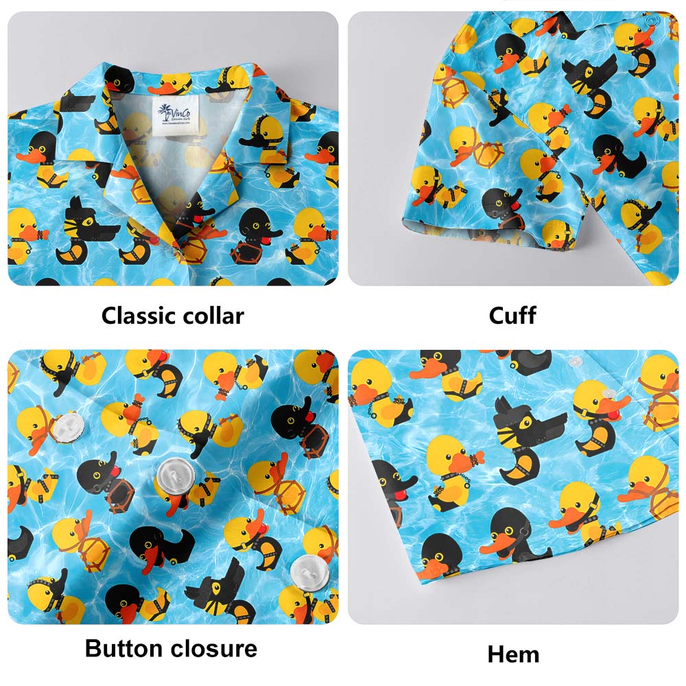 Rubber Ducky Funny Men's Hawaiian Shirt