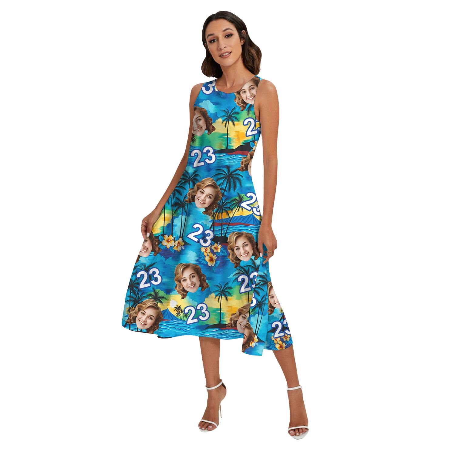 Custom Birthday Hawaiian Outfits Matching Shirt And Dress