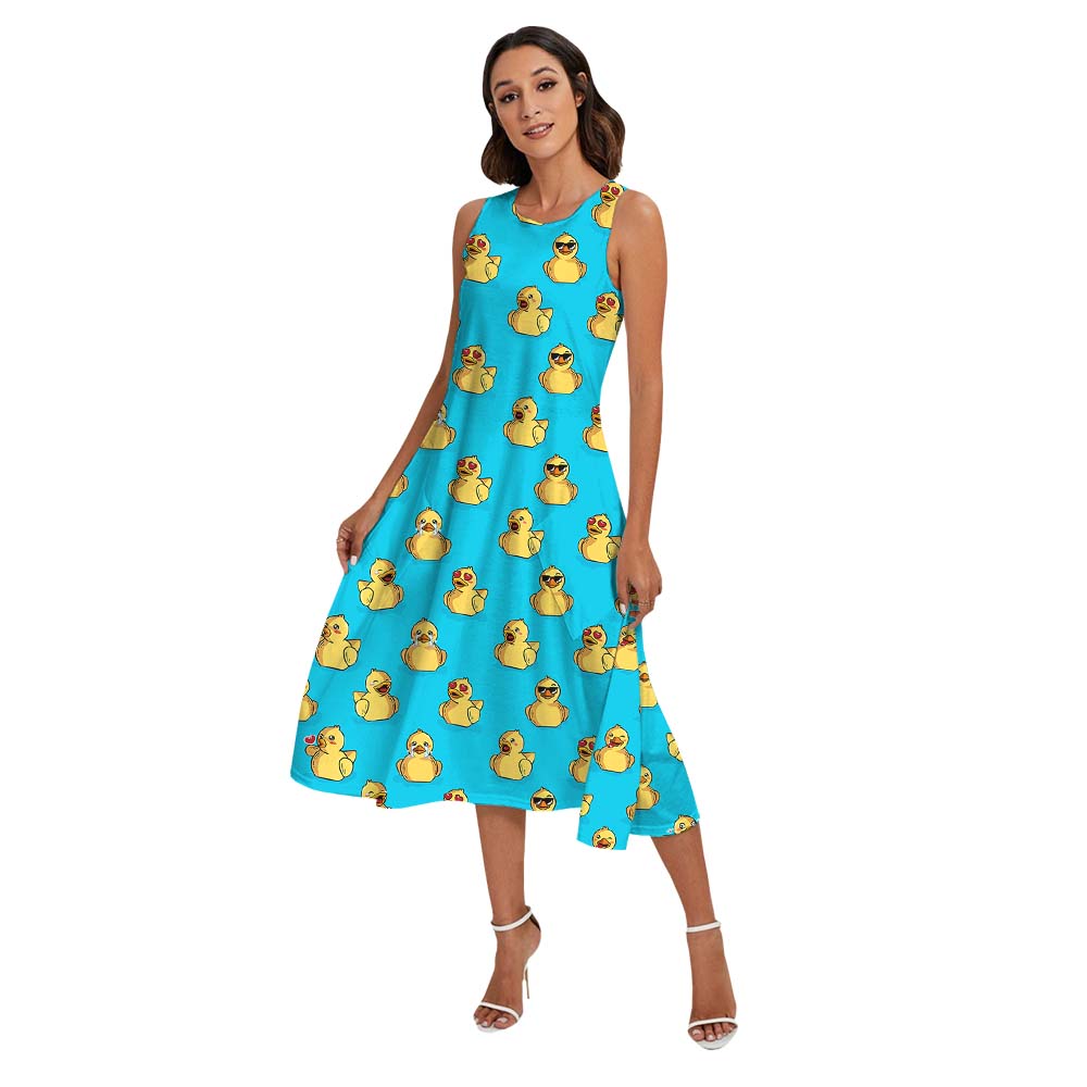 Rubber Duck Blue Matching Family Hawaiian Outfits