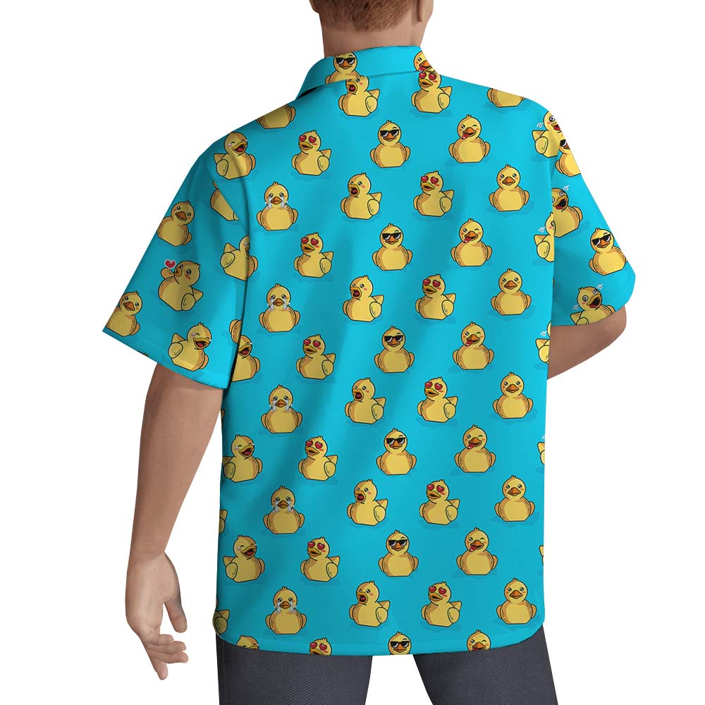 Rubble Duck Emotion Hawaiian Shirt For Men