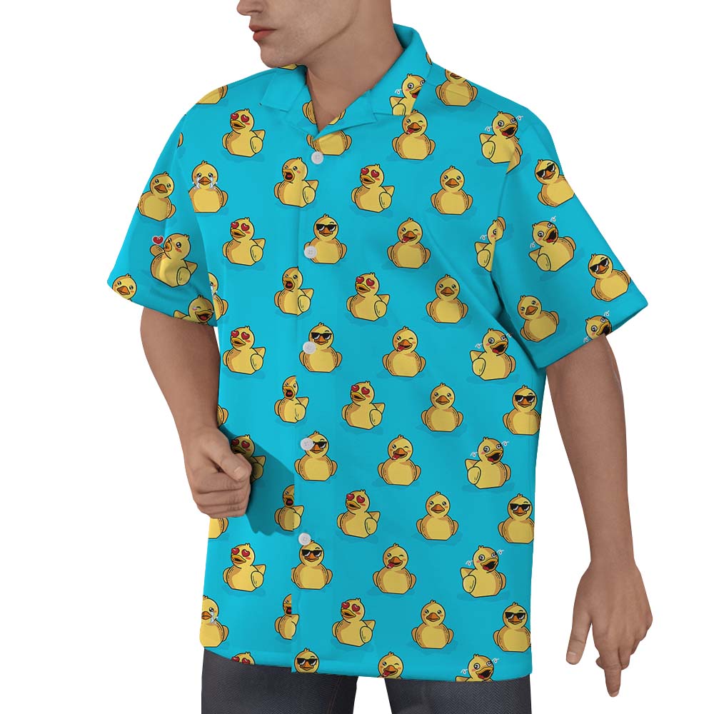 Rubble Duck Emotion Hawaiian Shirt For Men