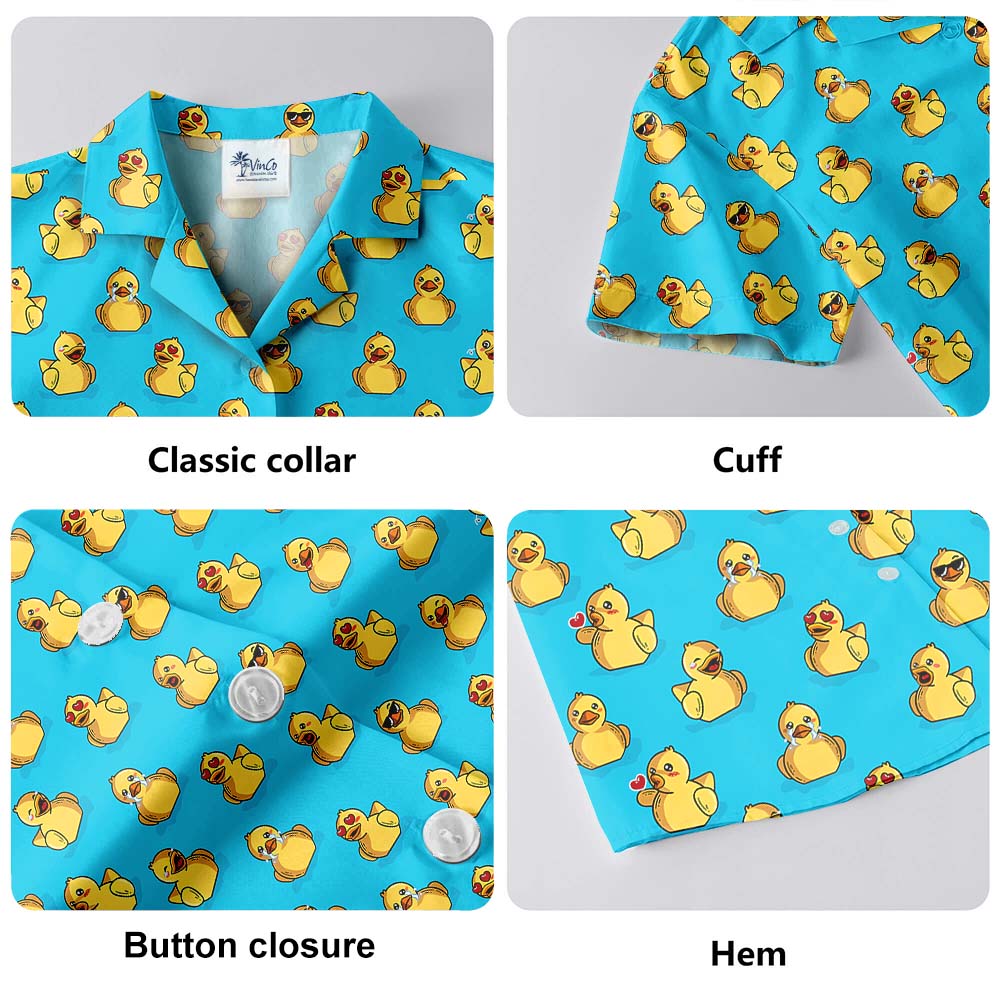 Rubble Duck Emotion Hawaiian Shirt For Men