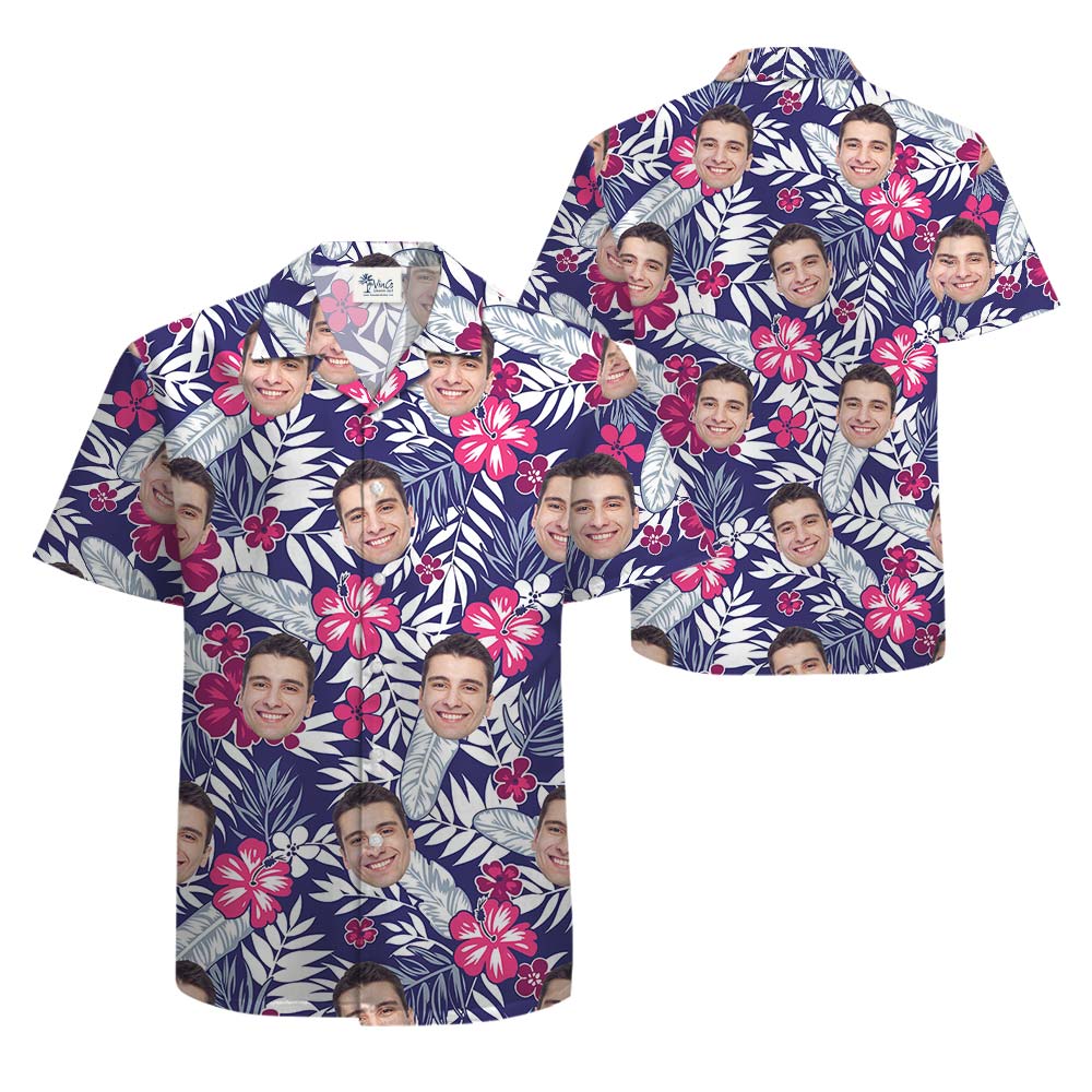 Custom Face Hawaiian Tropical Shirt Men