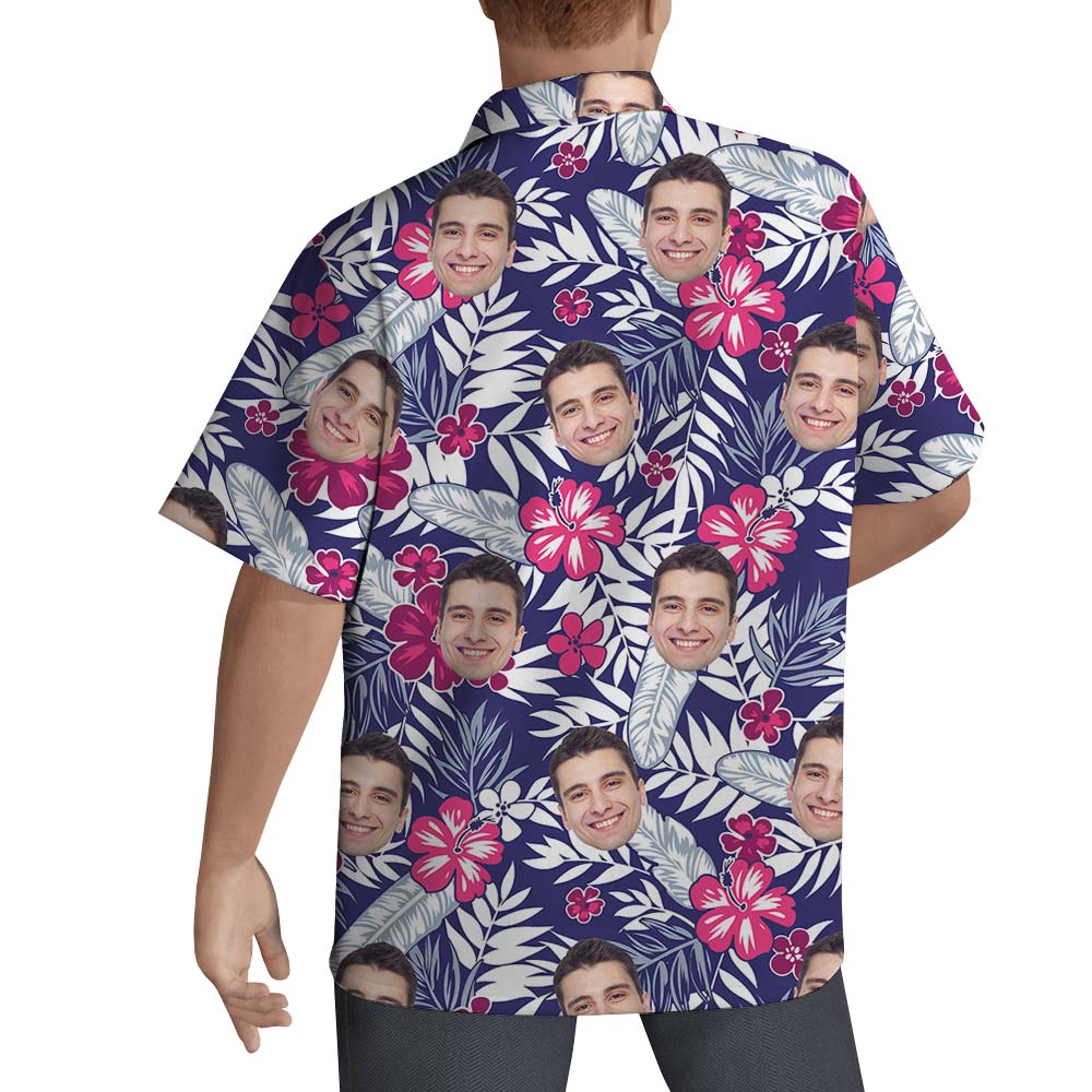 Custom Face Hawaiian Tropical Shirt Men