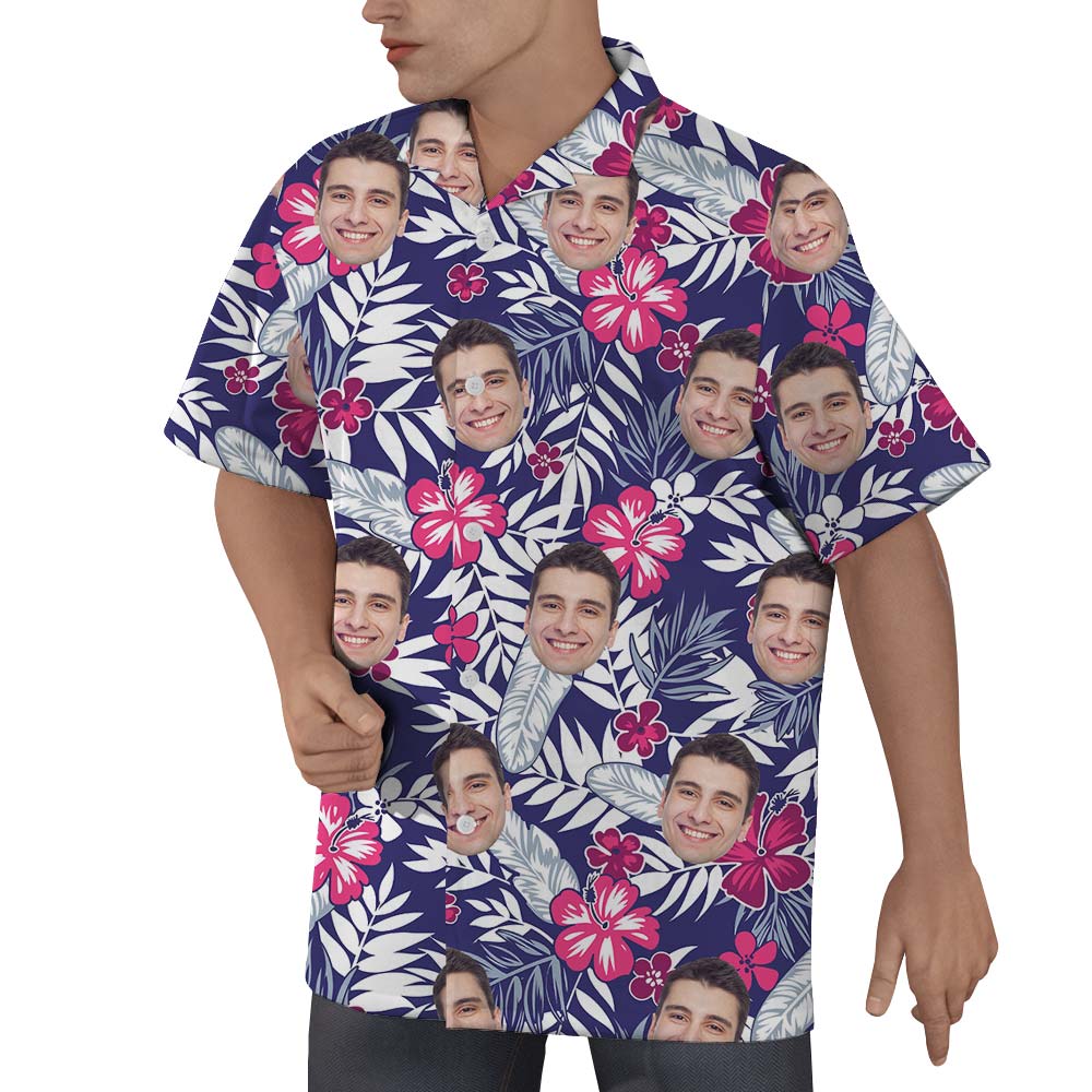 Custom Face Hawaiian Tropical Shirt Men