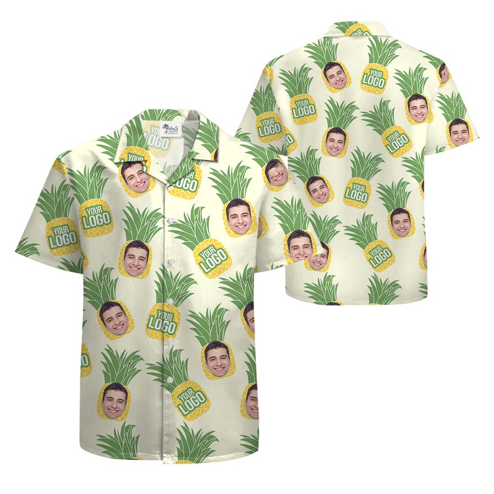 Pineapple Custom Face Hawaiian Shirt Men