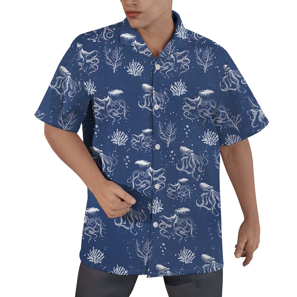 Octopus Hawaiian Shirt For Men - variant image 1