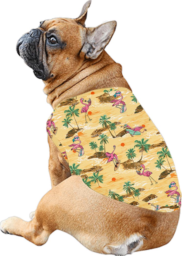 Funny Surfing Flamingo Hawaiian Shirt And Dress Matching Family