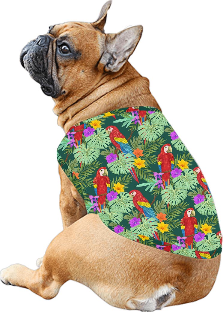 Tropical Parrots Hawaiian Matching Set for Family