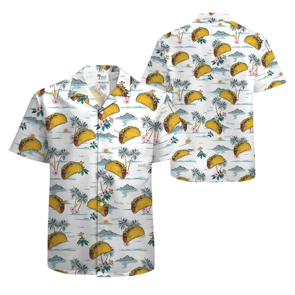 Taco Palm Tree Men's Hawaiian Shirts