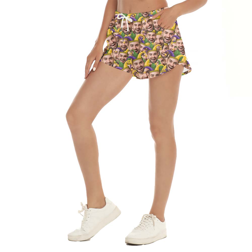 Custom Hawaiian Shorts Women For Carnival Celebration