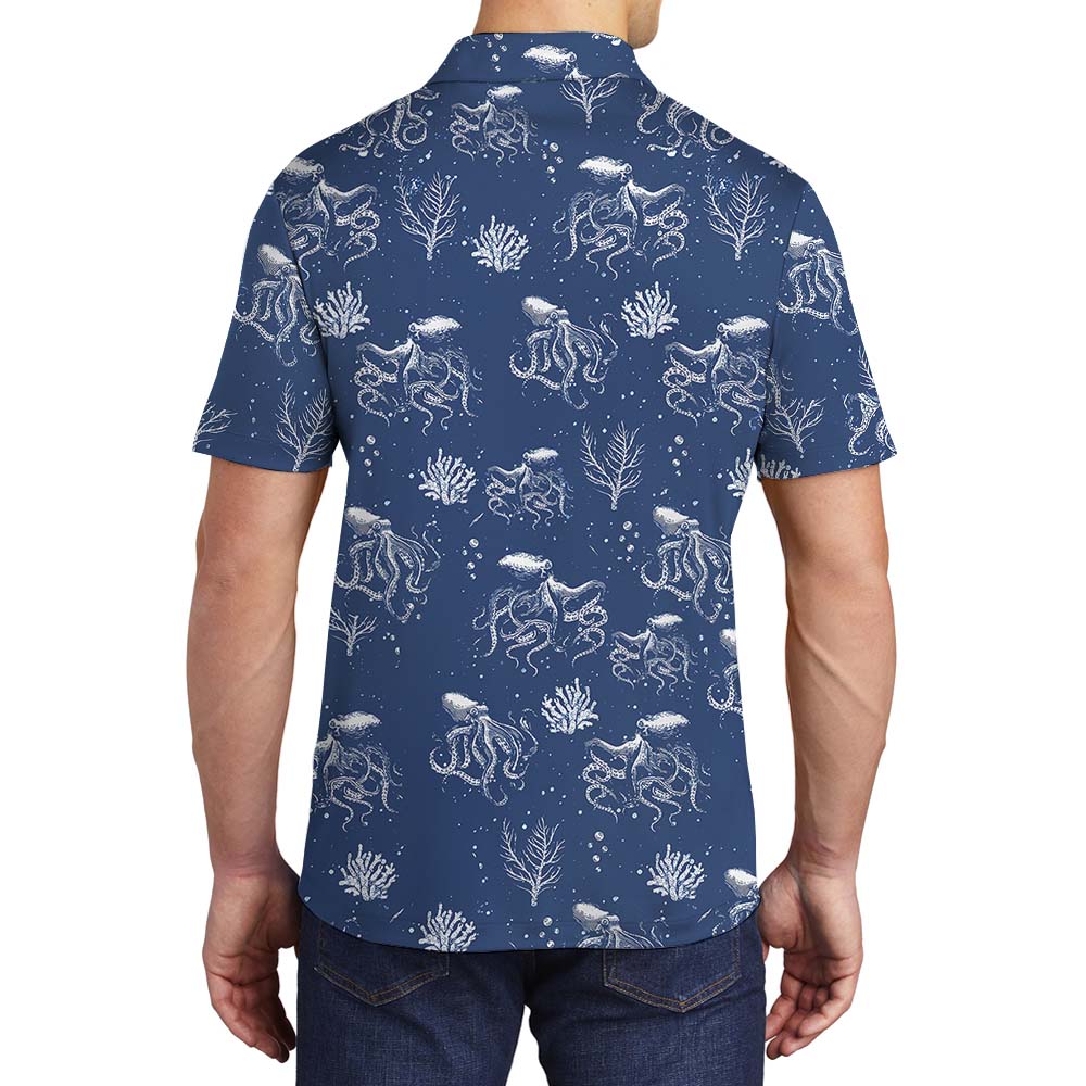 Octopus Men's Golf Polo Shirts