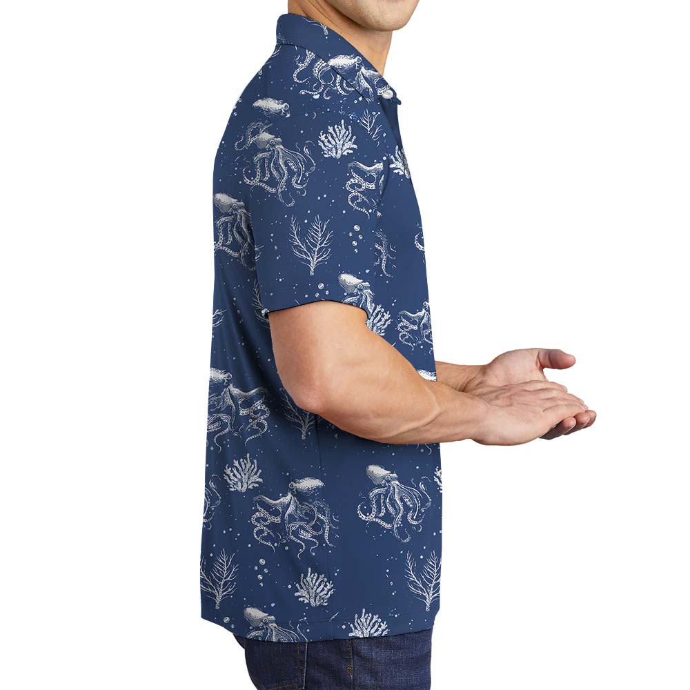 Octopus Men's Golf Polo Shirts
