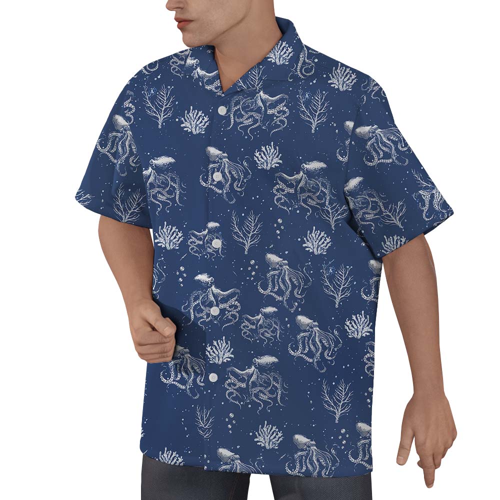 Octopus Hawaiian Shirt For Men