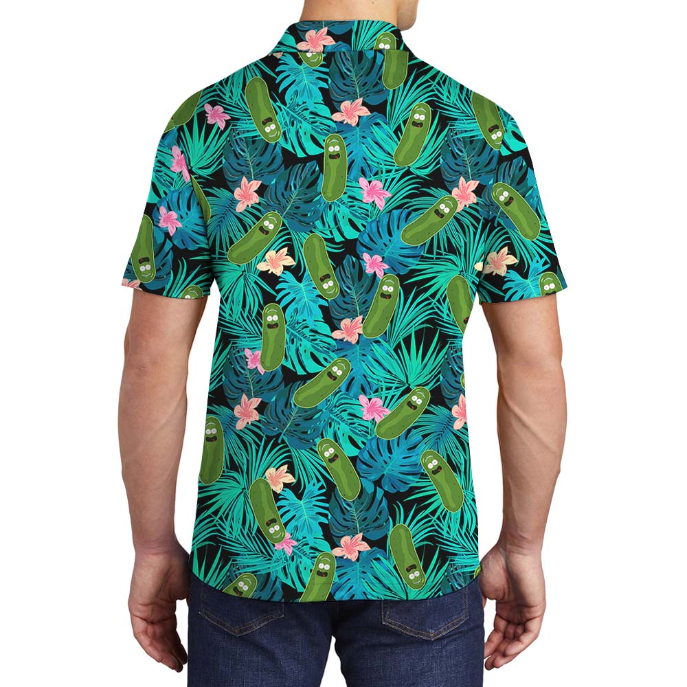 Pickle Tropical Men's Polo Shirt