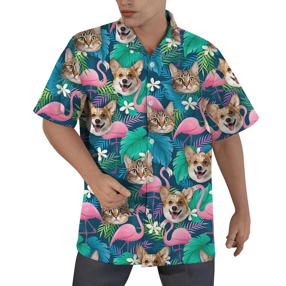Men's Personalized Hawaiian Shirt With Multiple Faces - variant image 1