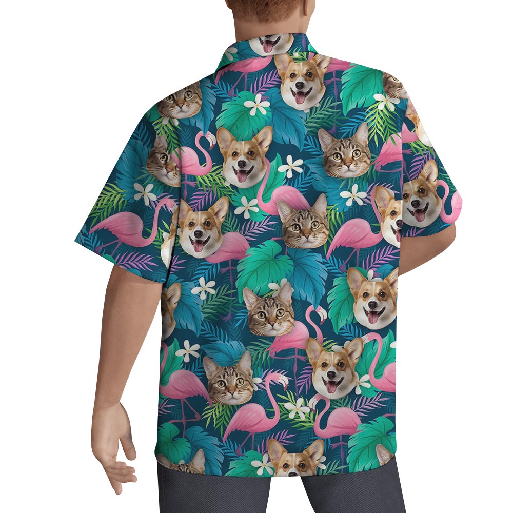 Men's Personalized Hawaiian Shirt With Multiple Faces