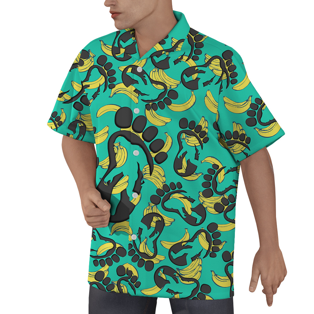 Funny Bigfoot Banana Hawaiian Shirt