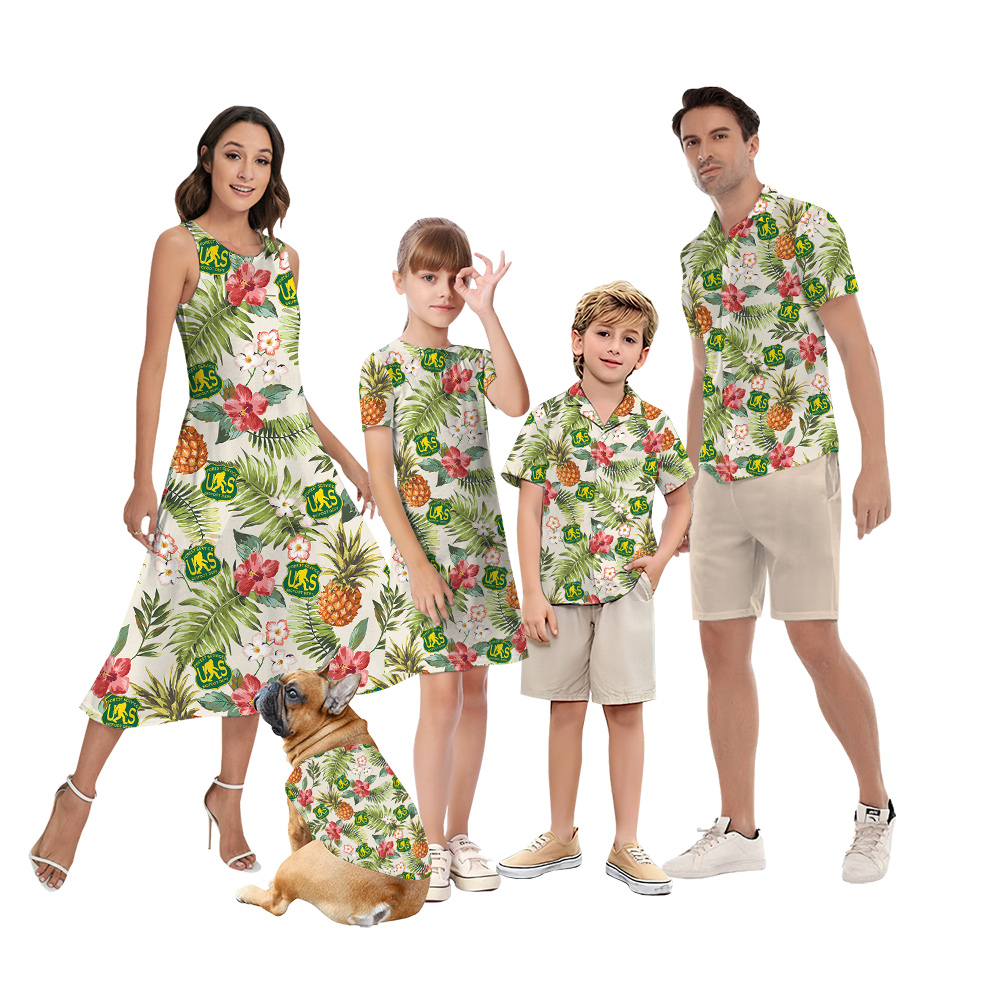Funny Forest Service US Bigfoot Matching Family Hawaiian Outfits - variant image 1