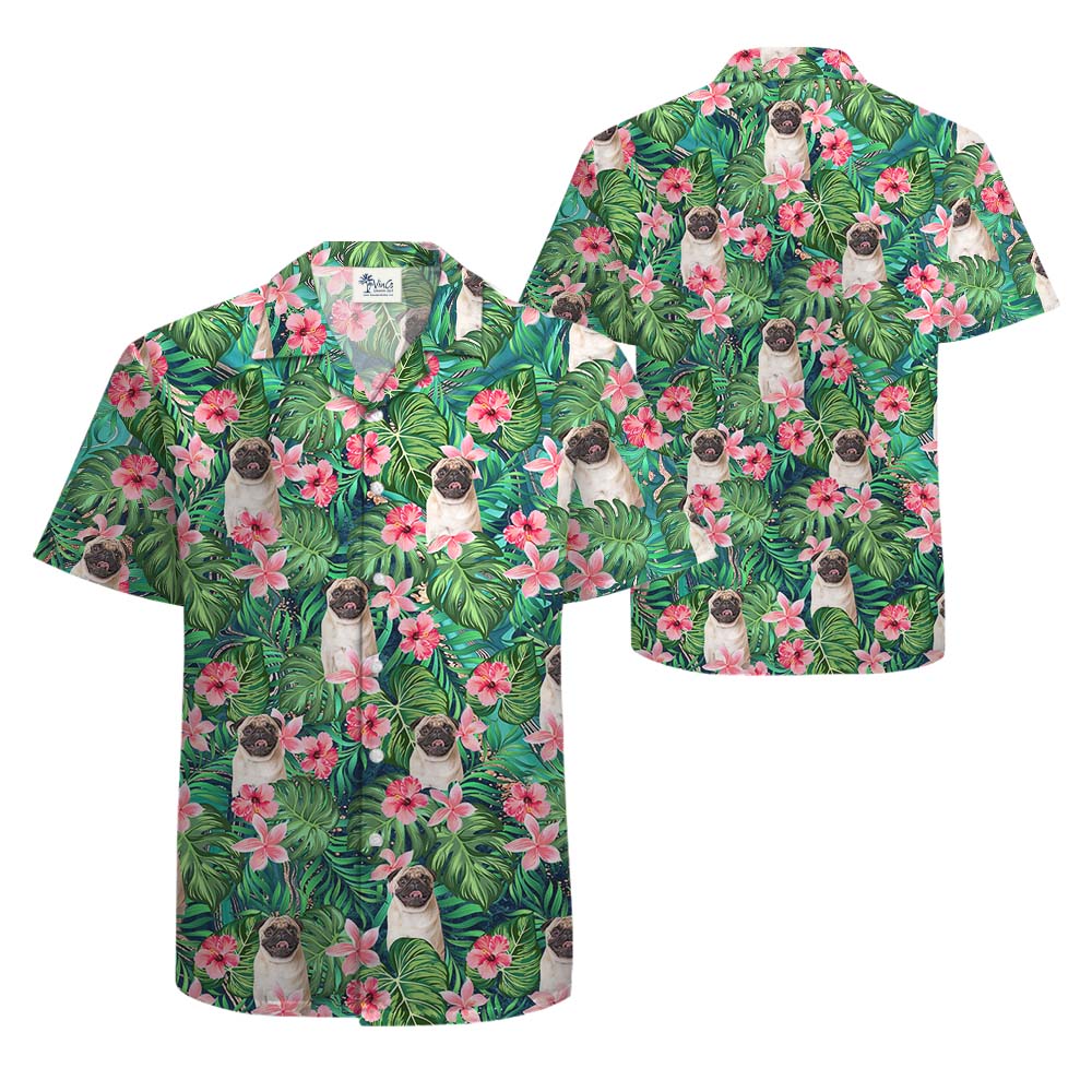 Men's Short Sleeve Custom Hawaiian Shirt With Faces