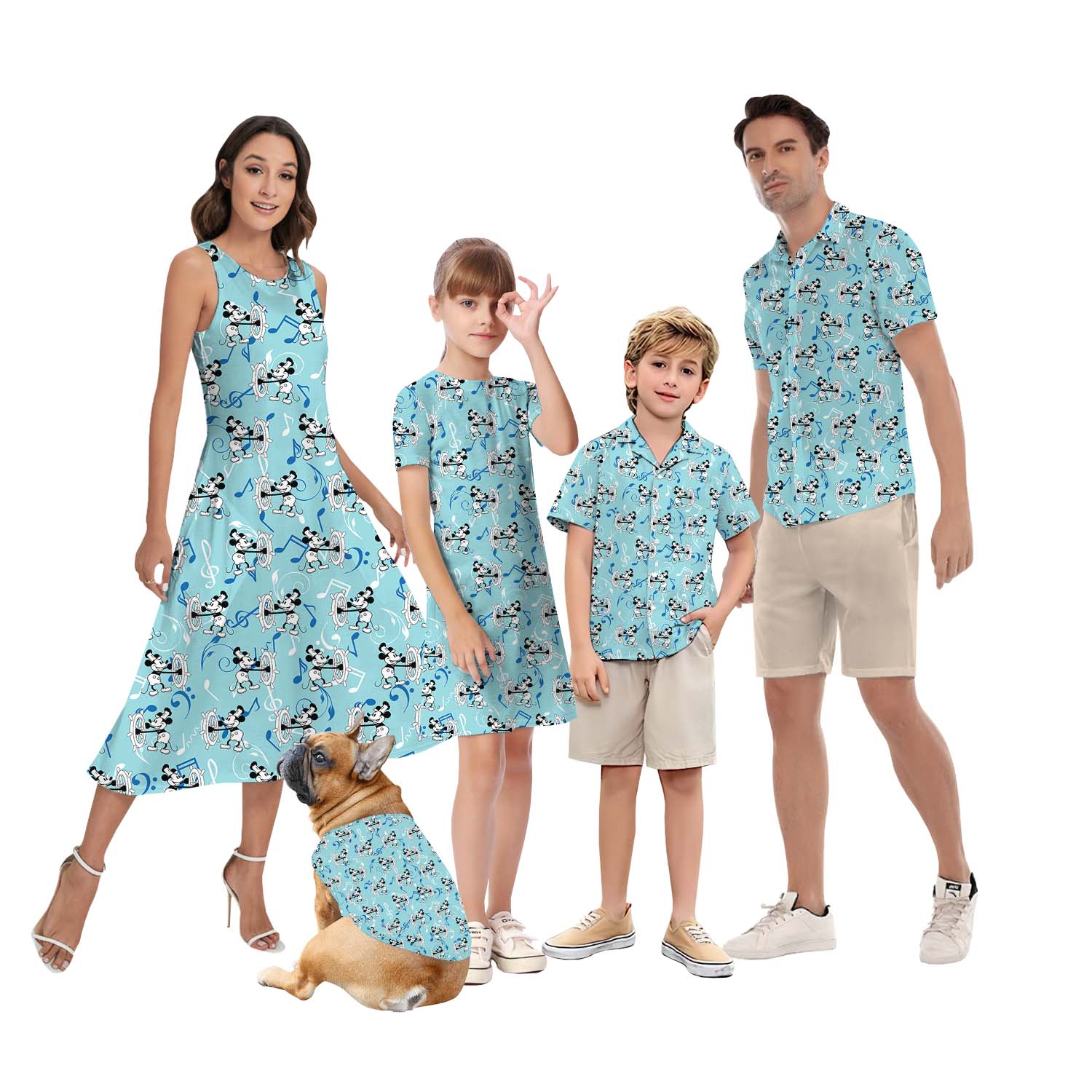 Vintage Mickey 1928 Matching Family Hawaiian Shirts - variant image 1