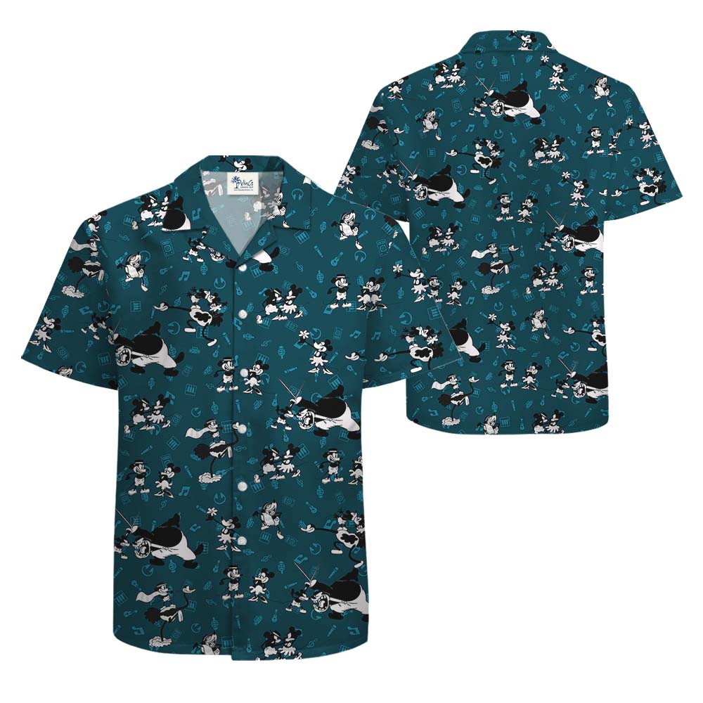 Original Mickey 1928 Music Hawaiian Shirts