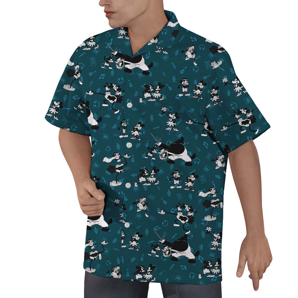 Original Mickey 1928 Music Hawaiian Shirts