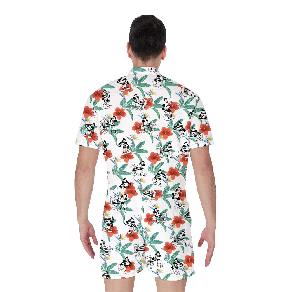 Mickey Mouse Hibiscus Romphim Steamboat Willie