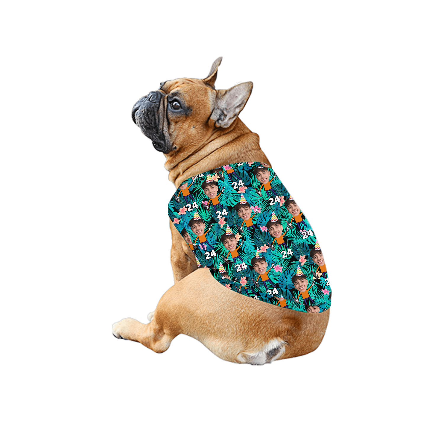 Custom Face Birthday Boy Matching Hawaiian Outfits With Face And Year