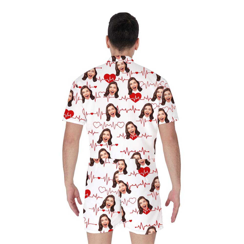 Hawaiian Custom Romper Men Love-Beating