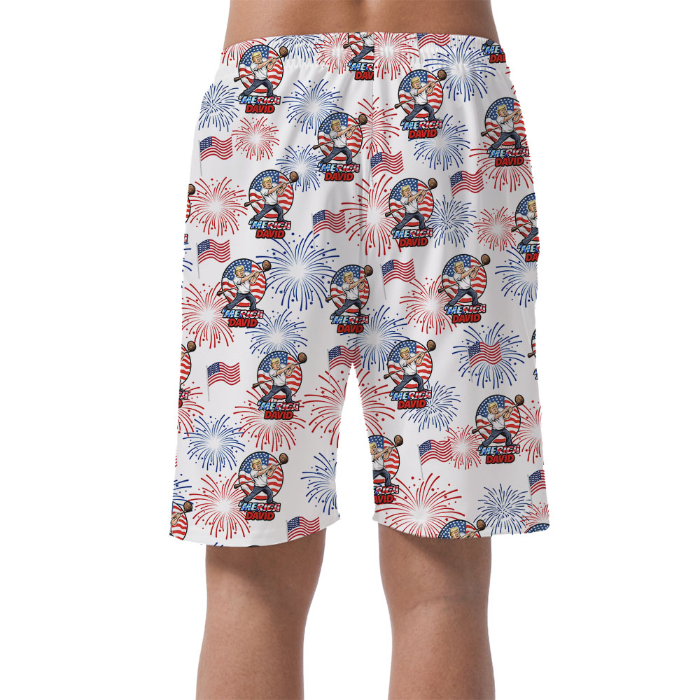 American Pride Men's Hawaiian Shorts
