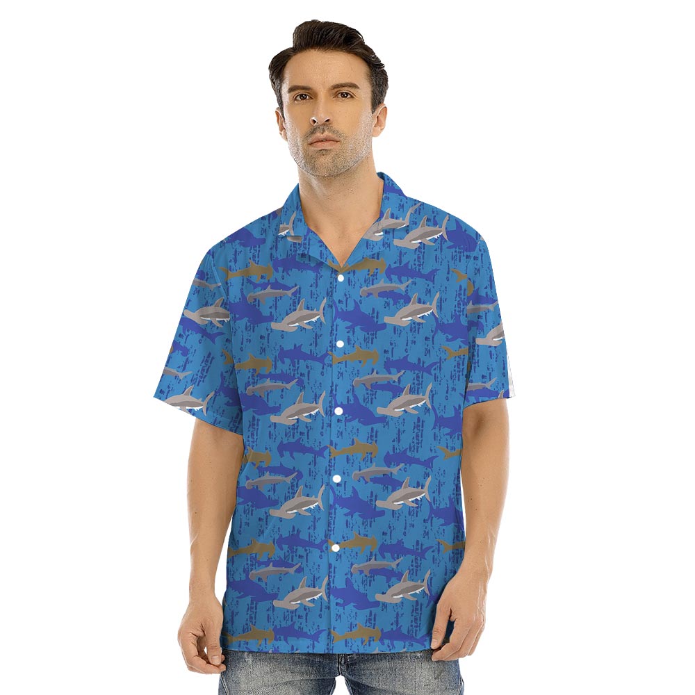 Hammerhead Shark Matching Hawaiian Outfits For Adults And Kids