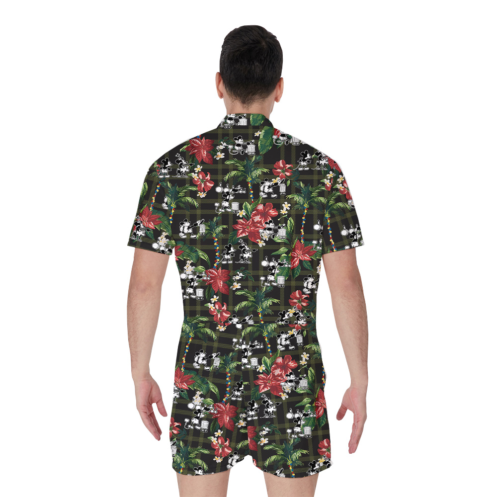 Funky Mickey Steamboat Willie 1928 Men Rompers