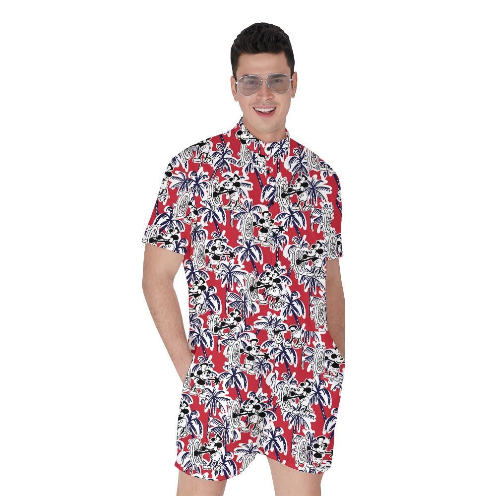 Island Melody Steamboat Willie 1928 Mickey Men Romper - variant image 1