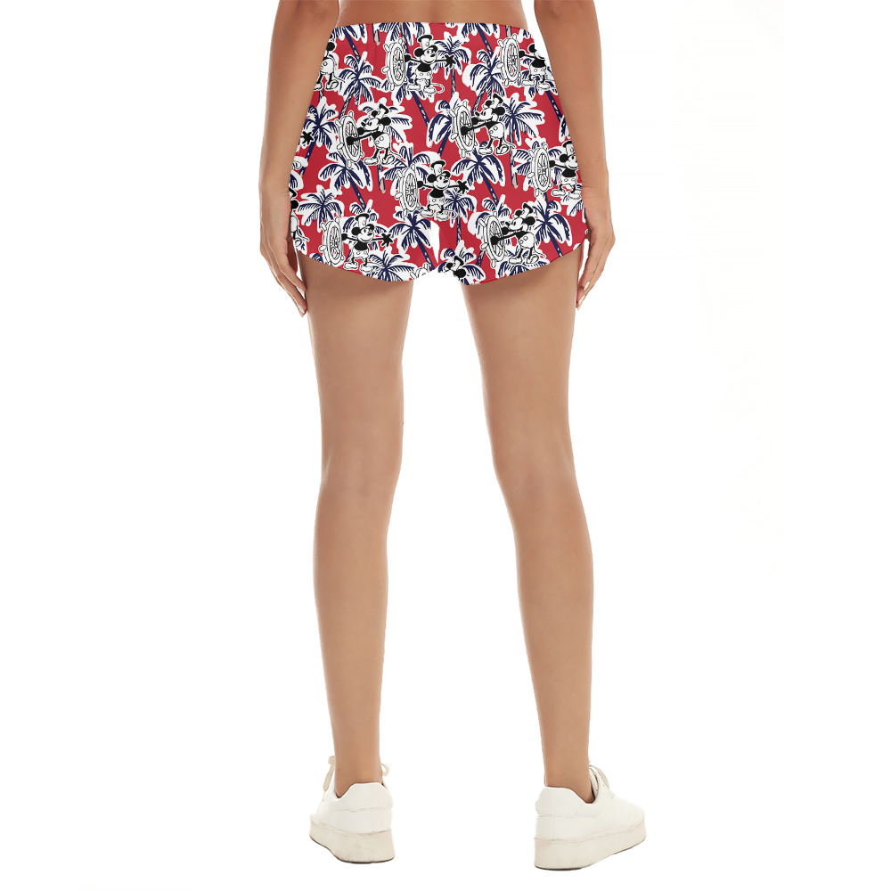 Wave Whisperer Mickey's 1928 Steamboat Women Shorts