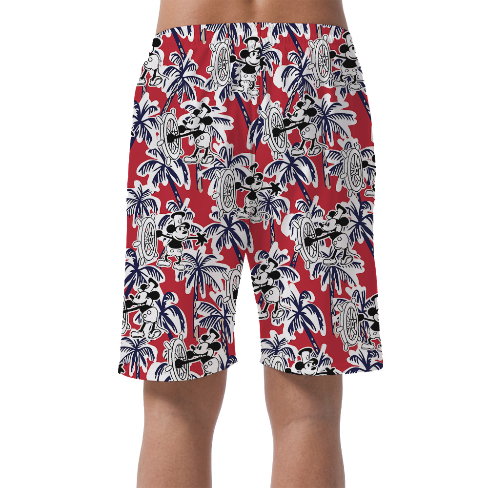 Sailor's Delight Mickey 1928 Steamboat Vintage Hawaiian Men Shorts
