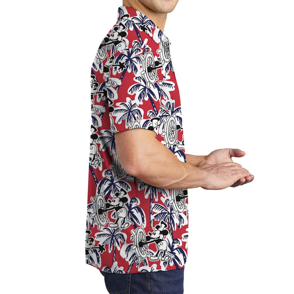 Luau Legacy Mickey Steamboat Willie 1928 Polo Shirts